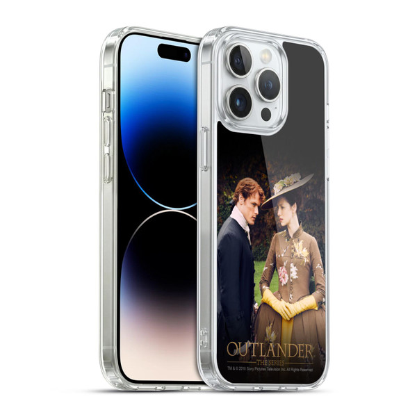 Outlander Characters Jamie And Claire Soft Gel Case for Apple iPhone 14 Pro Max & MagSafe