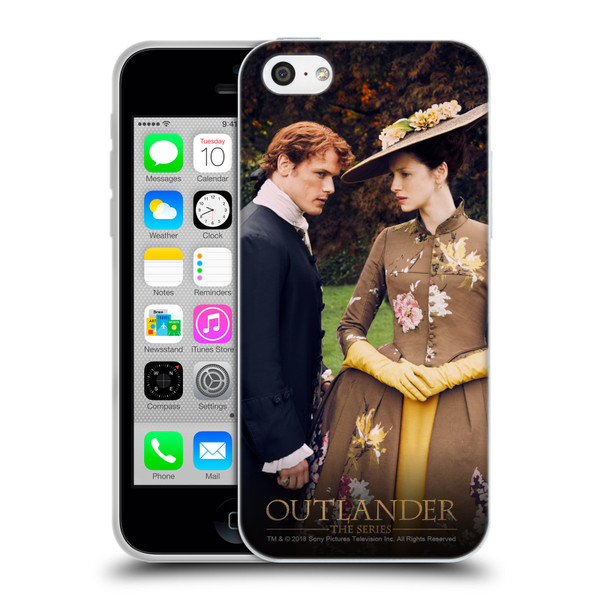 Outlander Characters Jamie And Claire Soft Gel Case for Apple iPhone 5c
