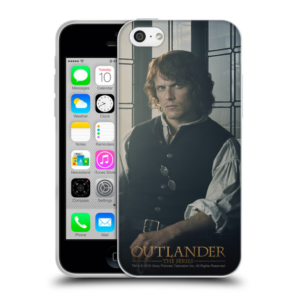Outlander Characters Jamie Fraser Soft Gel Case for Apple iPhone 5c