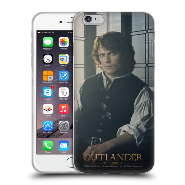 Outlander Characters Jamie Fraser Soft Gel Case for Apple iPhone 6 Plus / iPhone 6s Plus