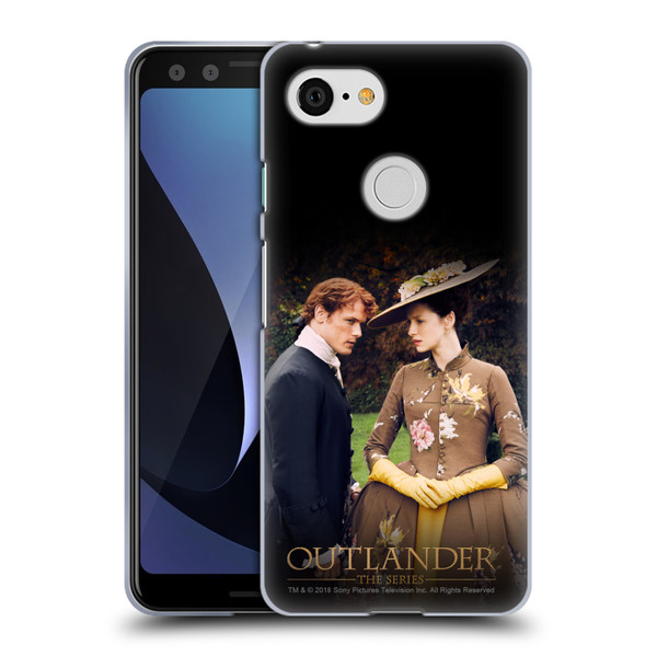 Outlander Characters Jamie And Claire Soft Gel Case for Google Pixel 3