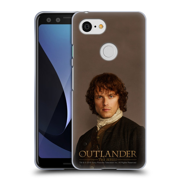 Outlander Characters Jamie Traditional Soft Gel Case for Google Pixel 3