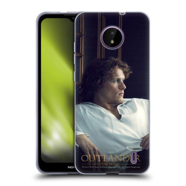 Outlander Characters Jamie White Shirt Soft Gel Case for Nokia C10 / C20