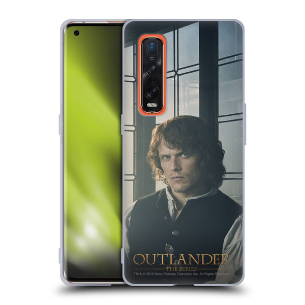 Outlander Characters Jamie Fraser Soft Gel Case for OPPO Find X2 Pro 5G