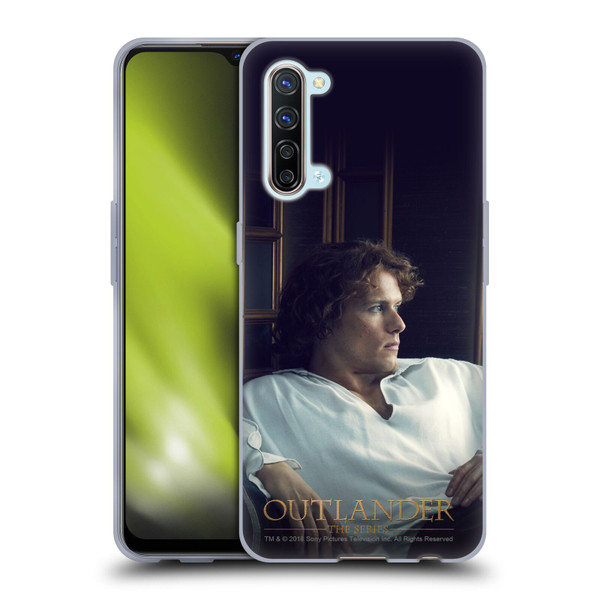 Outlander Characters Jamie White Shirt Soft Gel Case for OPPO Find X2 Lite 5G