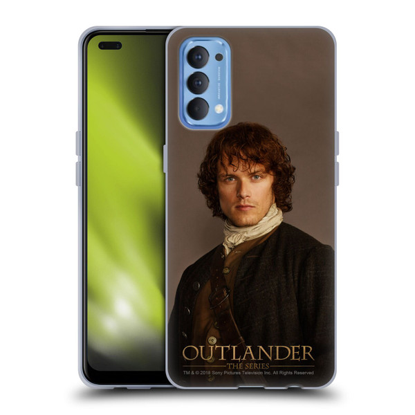 Outlander Characters Jamie Traditional Soft Gel Case for OPPO Reno 4 5G