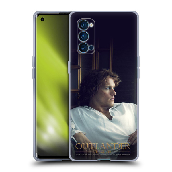 Outlander Characters Jamie White Shirt Soft Gel Case for OPPO Reno 4 Pro 5G