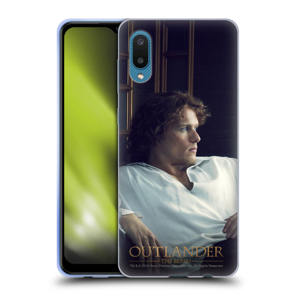 Outlander Characters Jamie White Shirt Soft Gel Case for Samsung Galaxy A02/M02 (2021)