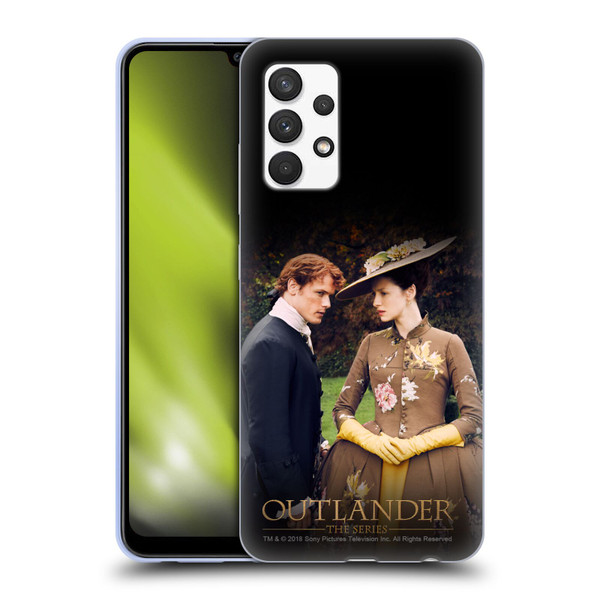 Outlander Characters Jamie And Claire Soft Gel Case for Samsung Galaxy A32 (2021)