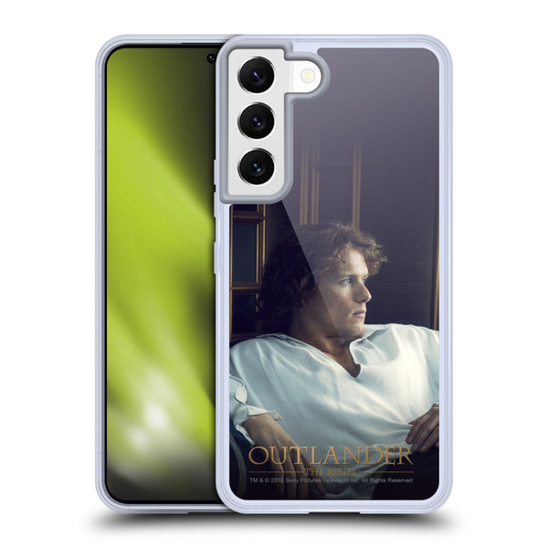 Outlander Characters Jamie White Shirt Soft Gel Case for Samsung Galaxy S22 5G