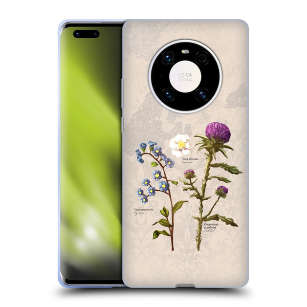 Outlander Graphics Flowers Soft Gel Case for Huawei Mate 40 Pro 5G
