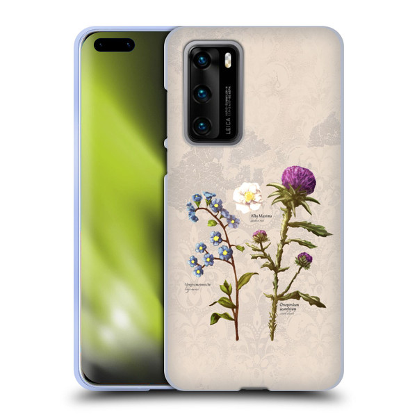 Outlander Graphics Flowers Soft Gel Case for Huawei P40 5G