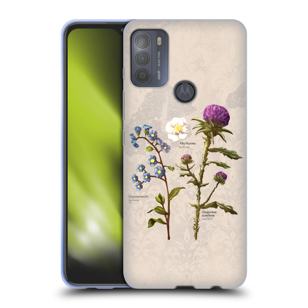 Outlander Graphics Flowers Soft Gel Case for Motorola Moto G50