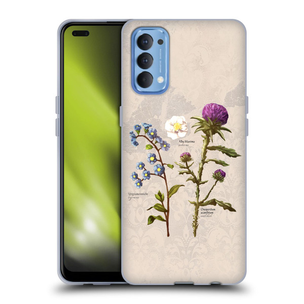 Outlander Graphics Flowers Soft Gel Case for OPPO Reno 4 5G
