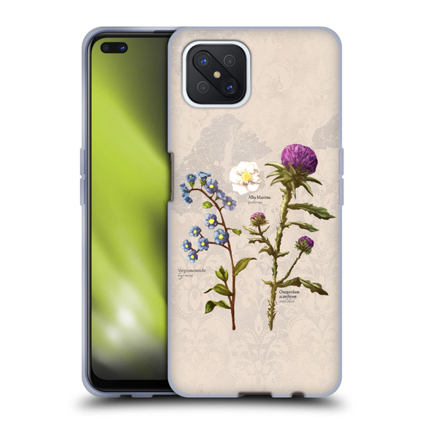 Outlander Graphics Flowers Soft Gel Case for OPPO Reno4 Z 5G