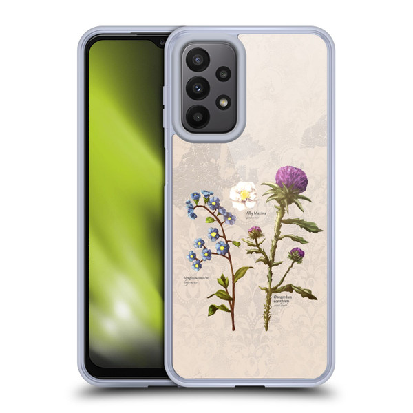 Outlander Graphics Flowers Soft Gel Case for Samsung Galaxy A23 / 5G (2022)