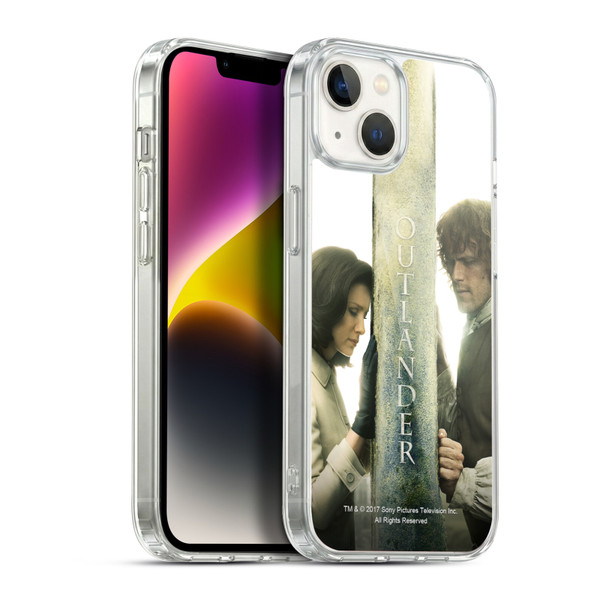 Outlander Key Art Season 3 Poster Soft Gel Case for Apple iPhone 14 Plus & MagSafe
