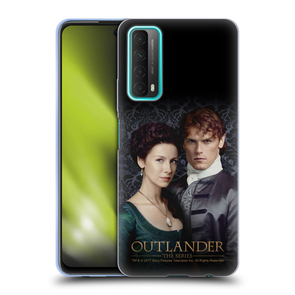 Outlander Portraits Claire & Jamie Soft Gel Case for Huawei P Smart (2021)