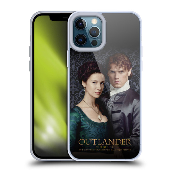 Outlander Portraits Claire & Jamie Soft Gel Case for Apple iPhone 12 Pro Max