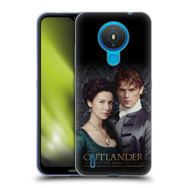 Outlander Portraits Claire & Jamie Soft Gel Case for Nokia 1.4