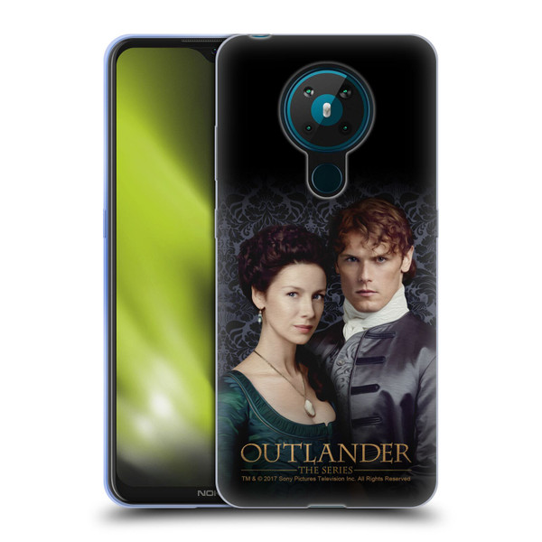 Outlander Portraits Claire & Jamie Soft Gel Case for Nokia 5.3