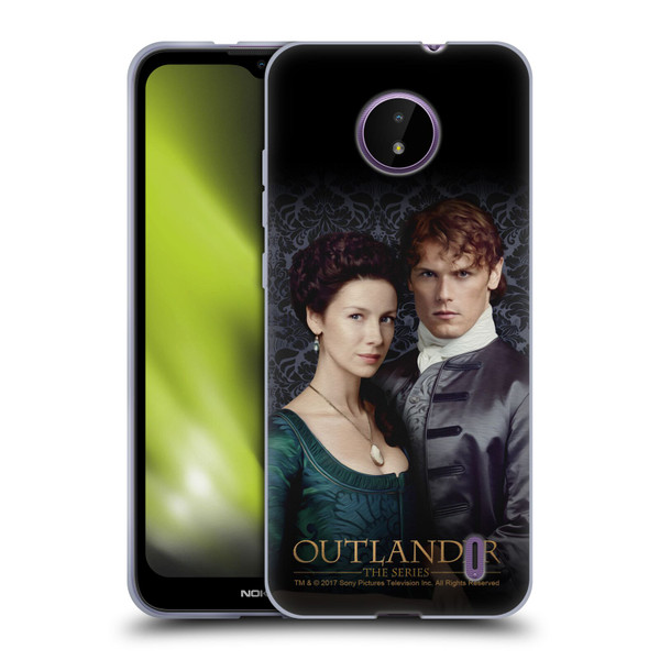 Outlander Portraits Claire & Jamie Soft Gel Case for Nokia C10 / C20