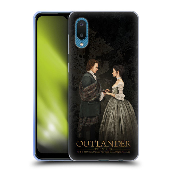 Outlander Portraits Claire & Jamie Painting Soft Gel Case for Samsung Galaxy A02/M02 (2021)