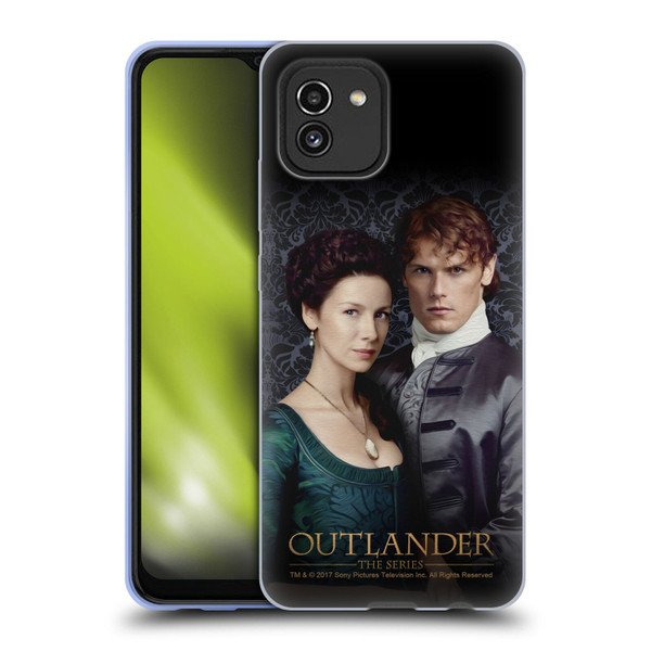 Outlander Portraits Claire & Jamie Soft Gel Case for Samsung Galaxy A03 (2021)
