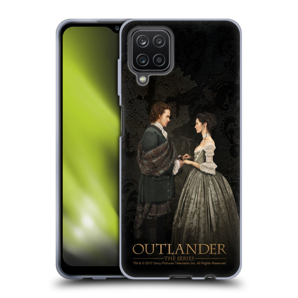 Outlander Portraits Claire & Jamie Painting Soft Gel Case for Samsung Galaxy A12 (2020)