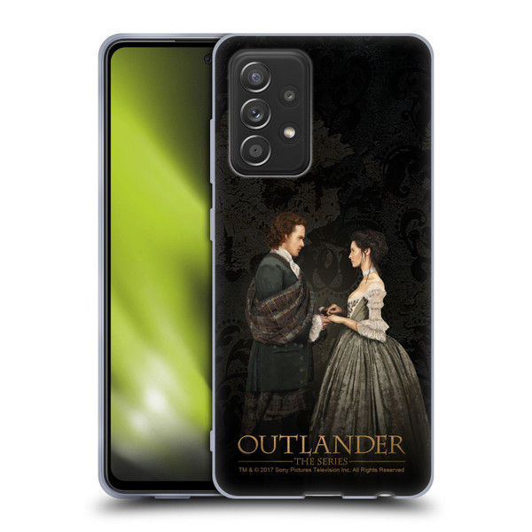 Outlander Portraits Claire & Jamie Painting Soft Gel Case for Samsung Galaxy A52 / A52s / 5G (2021)