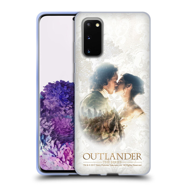 Outlander Portraits Claire & Jamie Kiss Soft Gel Case for Samsung Galaxy S20 / S20 5G