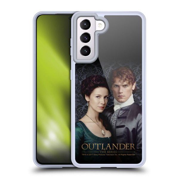 Outlander Portraits Claire & Jamie Soft Gel Case for Samsung Galaxy S21 5G