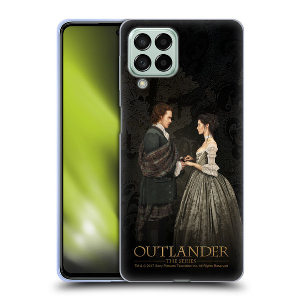 Outlander Portraits Claire & Jamie Painting Soft Gel Case for Samsung Galaxy M53 (2022)