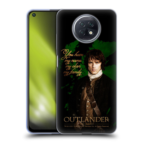 Outlander Portraits Jamie Soft Gel Case for Xiaomi Redmi Note 9T 5G