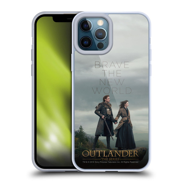 Outlander Season 4 Art Brave The New World Soft Gel Case for Apple iPhone 12 Pro Max