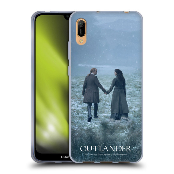 Outlander Season 6 Key Art Jamie And Claire Soft Gel Case for Huawei Y6 Pro (2019)