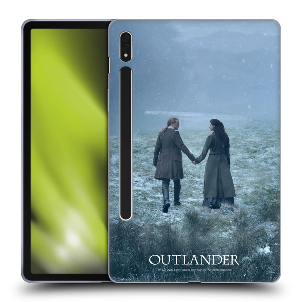 Outlander Season 6 Key Art Jamie And Claire Soft Gel Case for Samsung Galaxy Tab S8