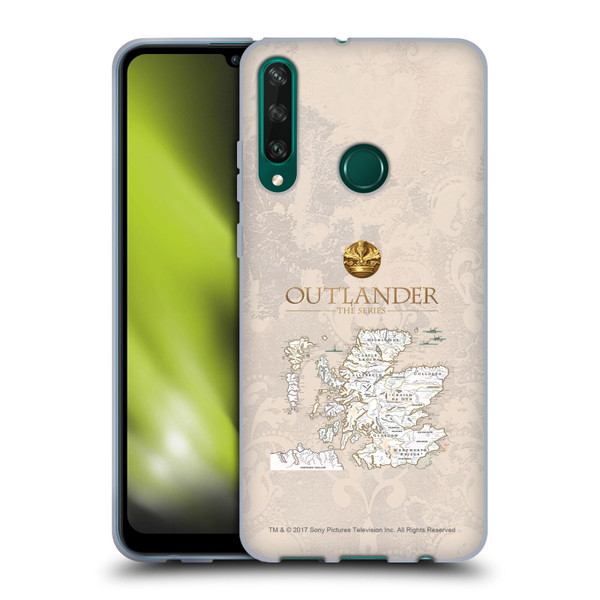Outlander Seals And Icons Map Soft Gel Case for Huawei Y6p