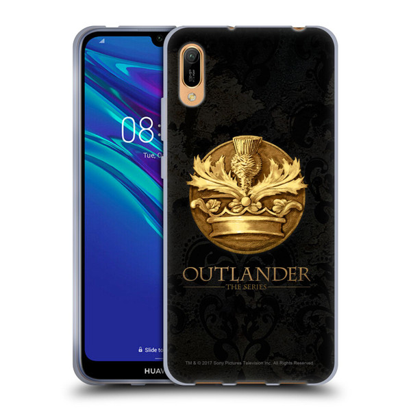 Outlander Seals And Icons Scotland Thistle Soft Gel Case for Huawei Y6 Pro (2019)