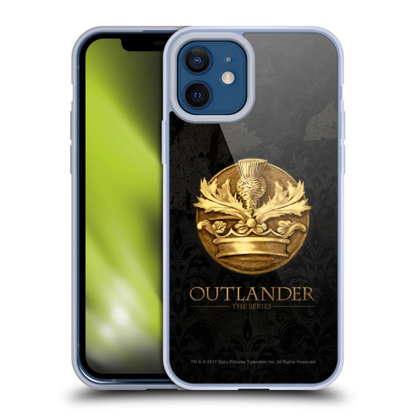 Outlander Seals And Icons Scotland Thistle Soft Gel Case for Apple iPhone 12 / iPhone 12 Pro