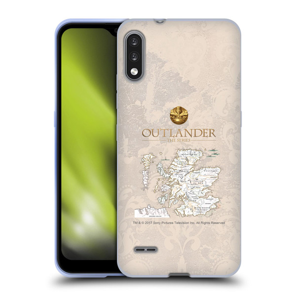 Outlander Seals And Icons Map Soft Gel Case for LG K22