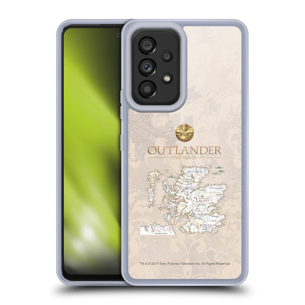 Outlander Seals And Icons Map Soft Gel Case for Samsung Galaxy A53 5G (2022)