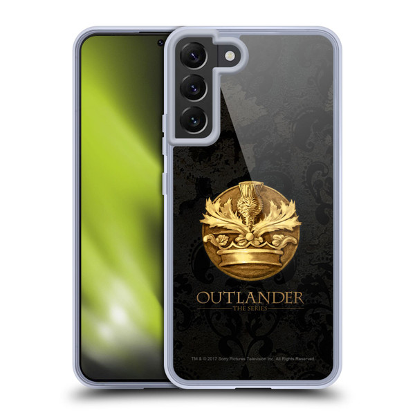 Outlander Seals And Icons Scotland Thistle Soft Gel Case for Samsung Galaxy S22+ 5G