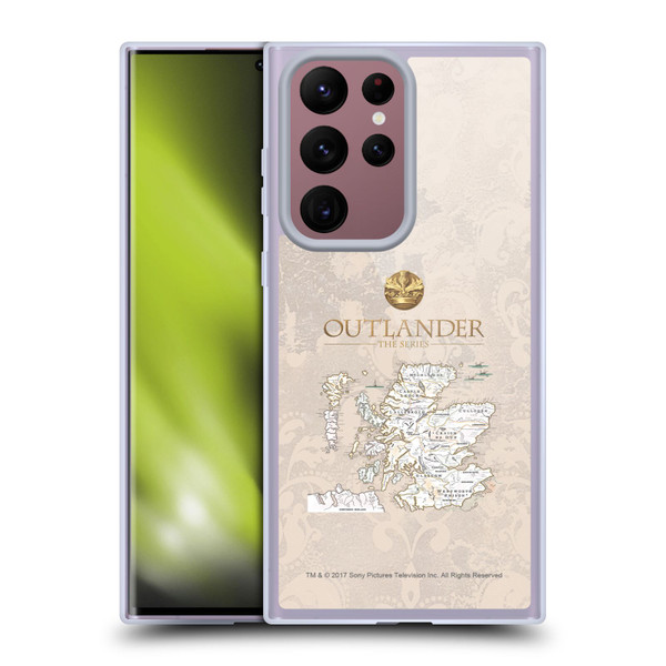 Outlander Seals And Icons Map Soft Gel Case for Samsung Galaxy S22 Ultra 5G