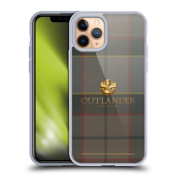 Outlander Tartans Fraser Soft Gel Case for Apple iPhone 11 Pro