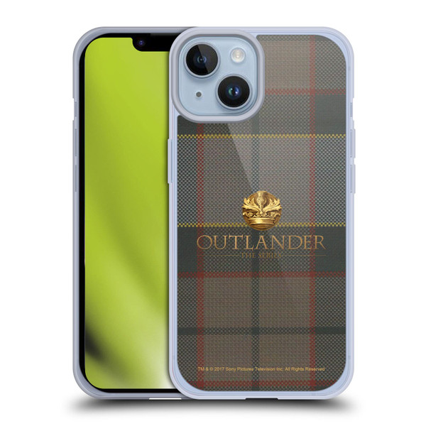 Outlander Tartans Fraser Soft Gel Case for Apple iPhone 14