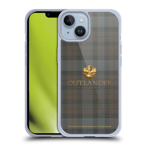 Outlander Tartans Plaid Soft Gel Case for Apple iPhone 14