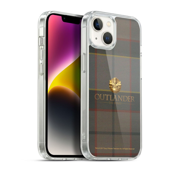 Outlander Tartans Fraser Soft Gel Case for Apple iPhone 14 Plus & MagSafe