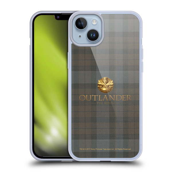 Outlander Tartans Plaid Soft Gel Case for Apple iPhone 14 Plus