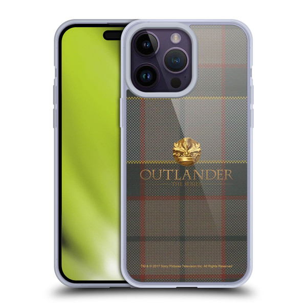 Outlander Tartans Fraser Soft Gel Case for Apple iPhone 14 Pro Max